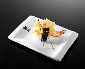 Delicious Japanese food, seafood sushi