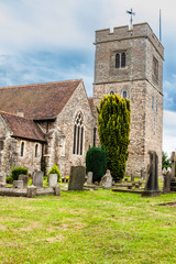 Aylesford Church near Maidstone in Kent. The oldest part of the church (the base of the tower) is Norman, so getting on for 1000 years old.