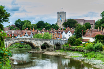 Aylesford, Maidstone, Kent and the River Medway