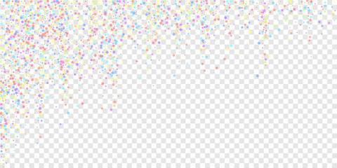 Festive confetti. Celebration stars. Colorful star