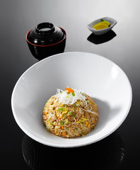 Delicious Japanese food, fried rice