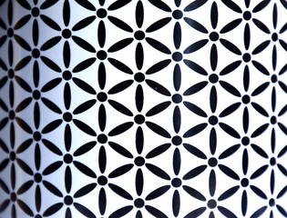 seamless geometric pattern, black and white abstract texture