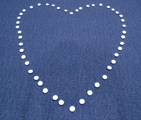 heart shaped pills