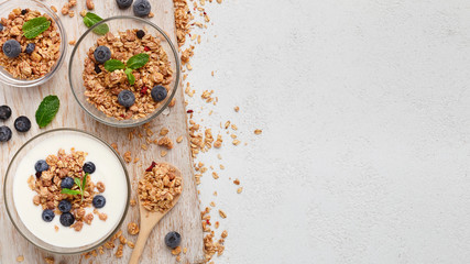 Organic breakfast concept, mockup, copy space
