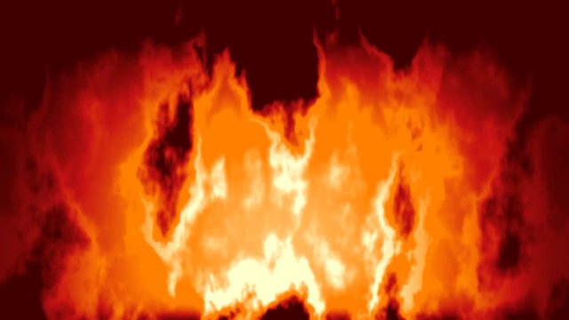 abstract animated twinking stained background seamless loop video - night fiery effect - hot red orange yellow brown color