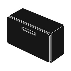 Vector design of bedroom and room sign. Set of bedroom and furniture vector icon for stock.