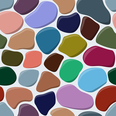 Cobblestone seamless background.