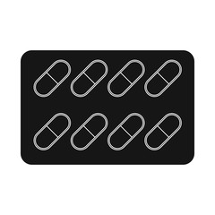 Vector design of pharmacy and hospital sign. Set of pharmacy and business stock vector illustration.