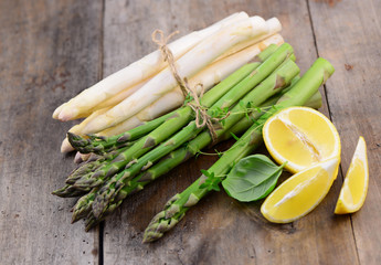 Zitrone Spargel
