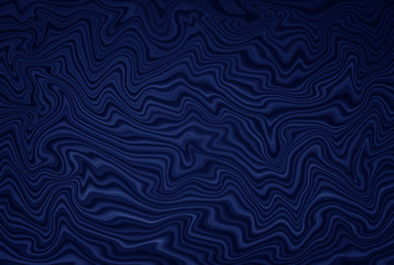 Blue wavy abstract background.