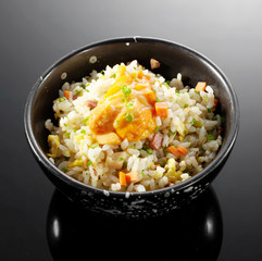 Delicious Japanese food, sea urchin rice