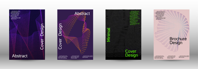 Minimal vector cover design with  linear waves.