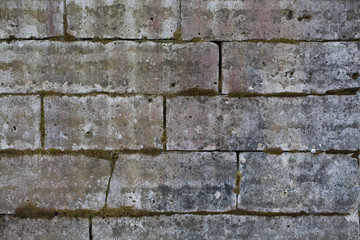 Texture of ancient stone wall