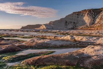 Foto auf Acrylglas Scala dei Turchi, Sizilien SCALA DEI TURCHI, SIZILIEN