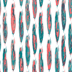 Seamless pattern ink line modern style. Vector grange print