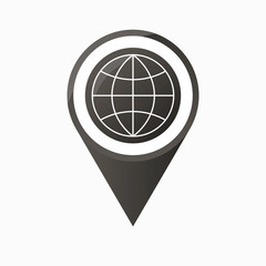 Map pin place marker icon for web