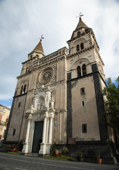 Fototapeta na wymiar Cattedrale di Acireale monumento storico