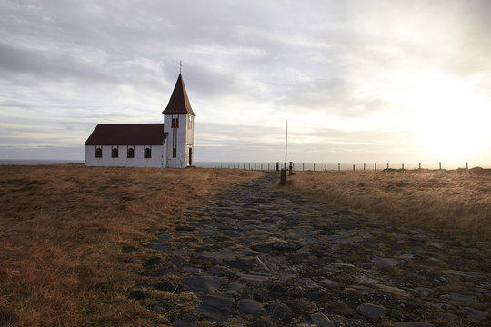 An old church in Hellnar, Iceland