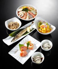 Delicious Japanese set menu