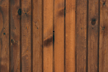 Fototapeta premium Old wooden boards as background. Wall of wooden house.