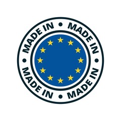 Made in European Union illustration