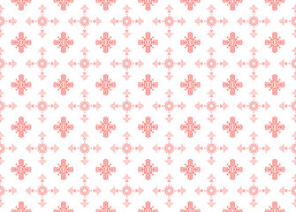 background texture red ethnic embroidery on white surface