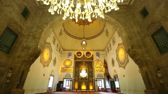 Istanbul Ottoman Yildirim Beyazit Mosque Interior