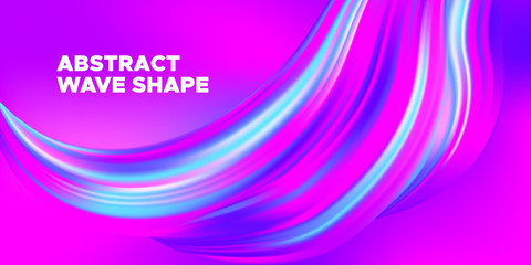 Abstract Wave Flow Background.