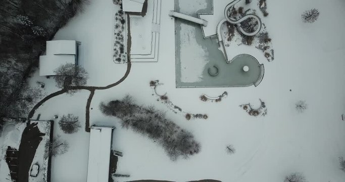 Freibad K&ouml;nigsfeld im Winter