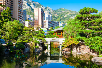 Japanese Garden in Monte Carlo, Monaco