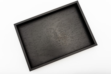 Brown wood tray