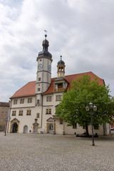 Fototapeta na wymiar Das Rathaus in Eisenberg, Thüringen, Deutschland