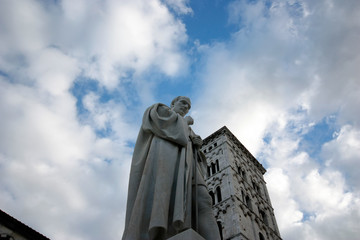 Fototapeta premium sky and munich of lucca