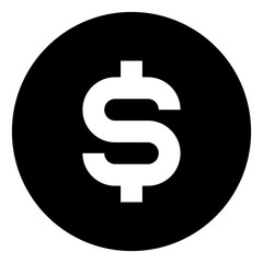 Dollar Coin Vector Icon.eps