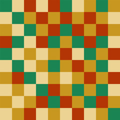 Colorful pattern with different shapes objects. Texture background for textile, print, paper, fabric background, wallpaper