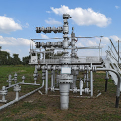 Equipment of an oil well