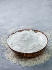 Fototapeta na wymiar rice flour