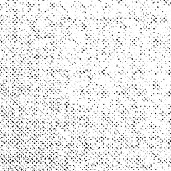 Grunge Texture on White Background, Abstract Dotted Vector, Halftone Scratch, Rough Monochrome Design