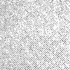 Grunge Texture on White Background, Black Abstract Rough Vector, Halftone Dotted Scratch