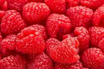 8586300 Ripe fresh sweet raspberry texture.