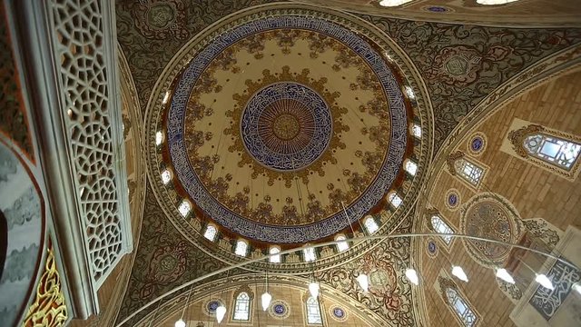 Edirne Yildirim Beyazit Mosque Doors Interior Dome 2