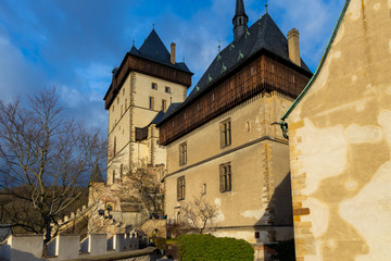 Inside of Karlstejn castle