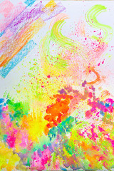 Fine colorful creative abstract art.