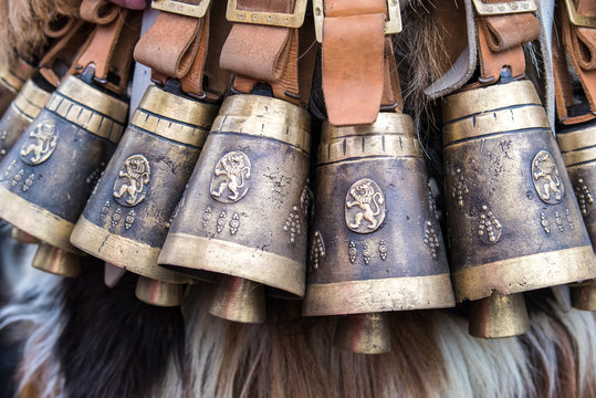 Folk Costumes of Kukeri in Bulgaria