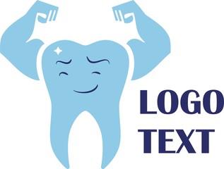 Creative dental logo template vector illustration