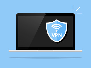 Internet Security VPN Concept Icon Vector