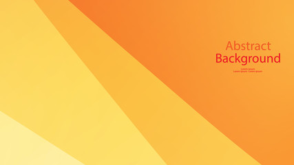 Obraz premium Warm tone and Orange color background abstract art vector 