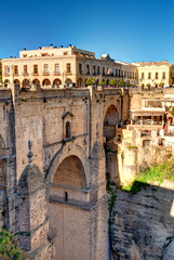 Naklejka na ściany i meble Picturesque city of Ronda, Andalusia, Spain