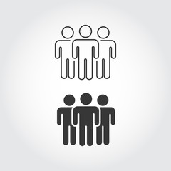 People Icon work group Team Vector