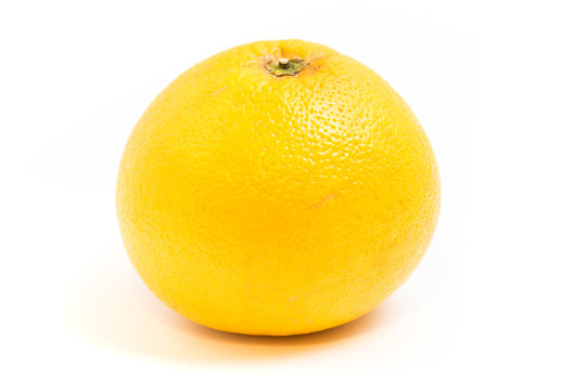 grapefruit on a white background